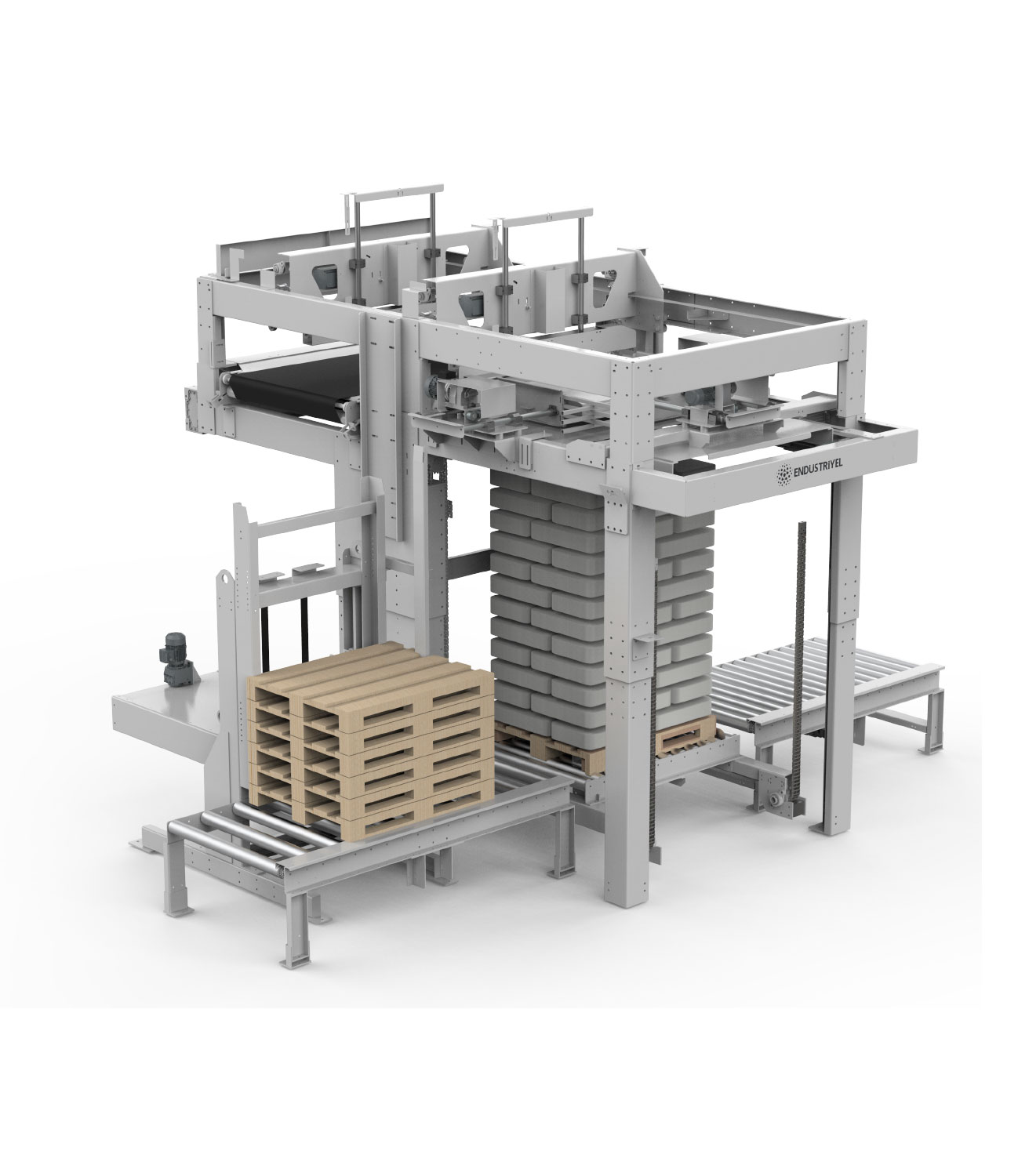 Palletizing System with Elevator