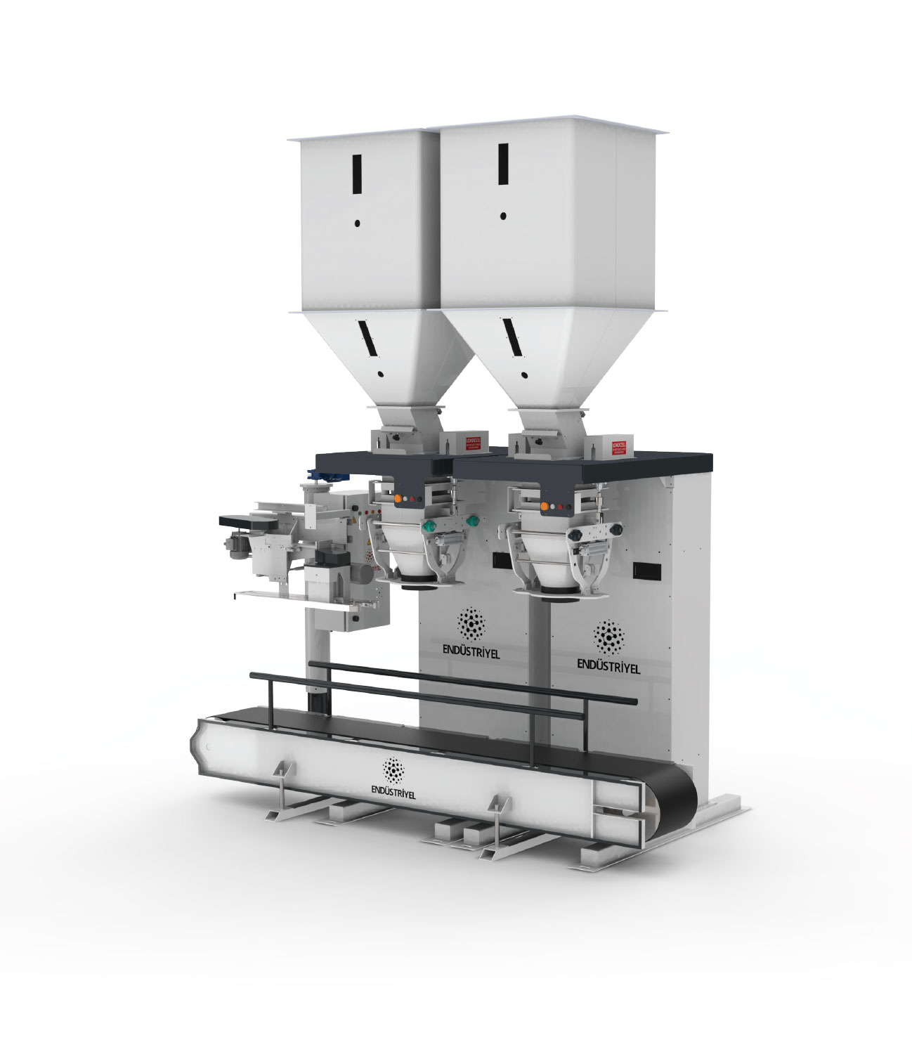 Pulses Bagging Machine with Double Gross Weight Hopper & Double Station
